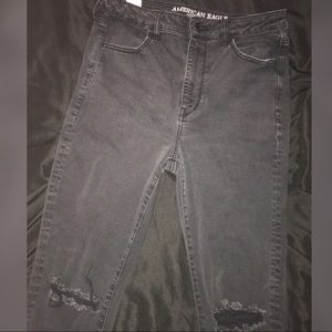 Black American Eagle super high rise jeggings